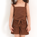 CHOCO LINEN CO-ORD SET